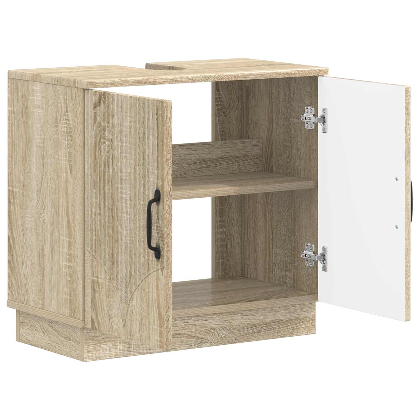 Bathroom Sink Cabinet HOORN Sonoma Oak 59.5 x 31.5x 56 cm