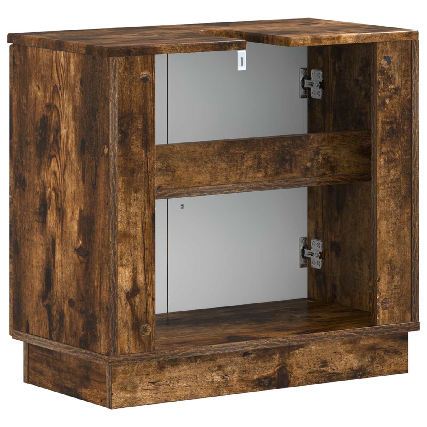 Bathroom Sink Cabinet HOORN Smoked Oak 59.5 x 31.5x 56 cm