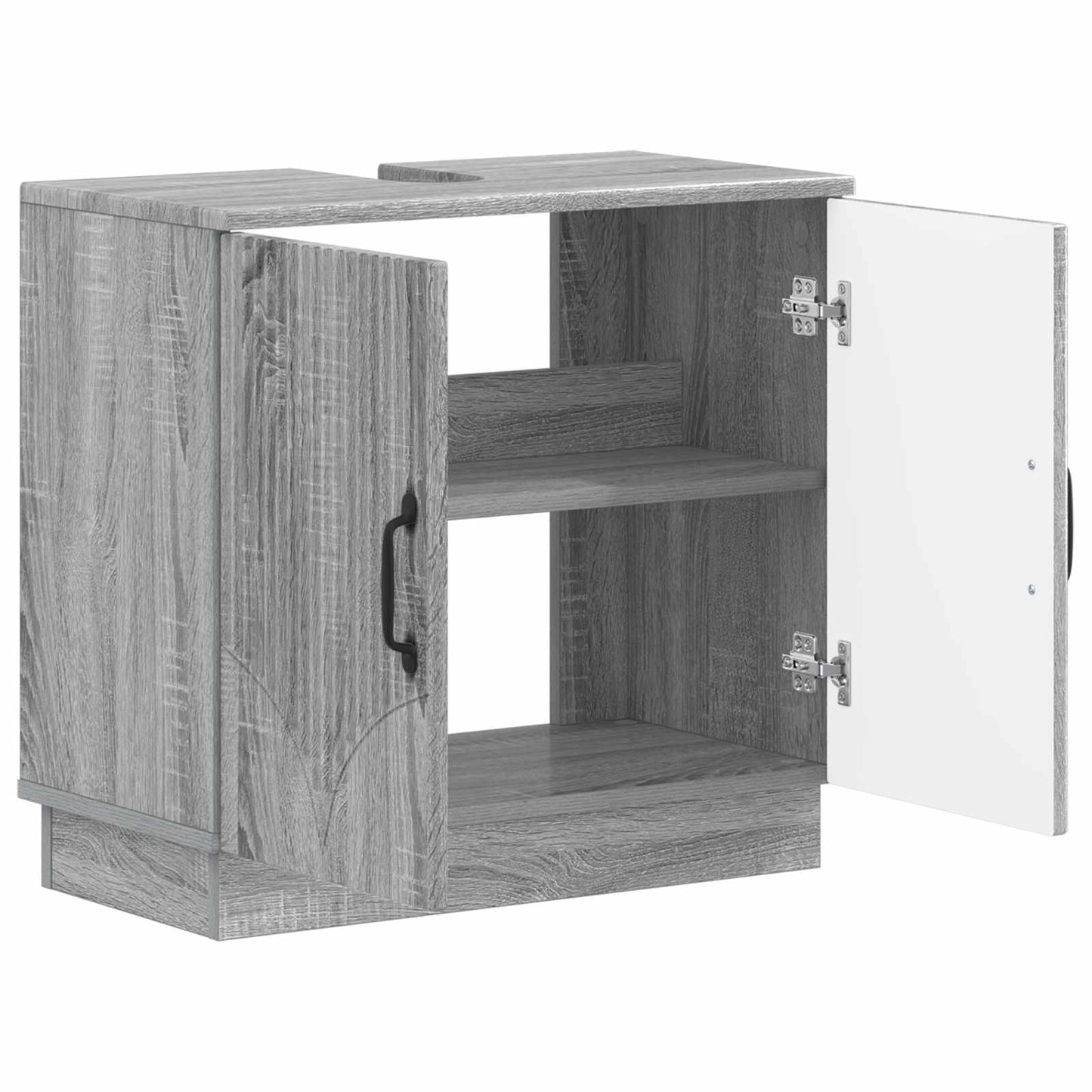 Bathroom Sink Cabinet HOORN Grey Sonoma 59.5 x 31.5x 56 cm