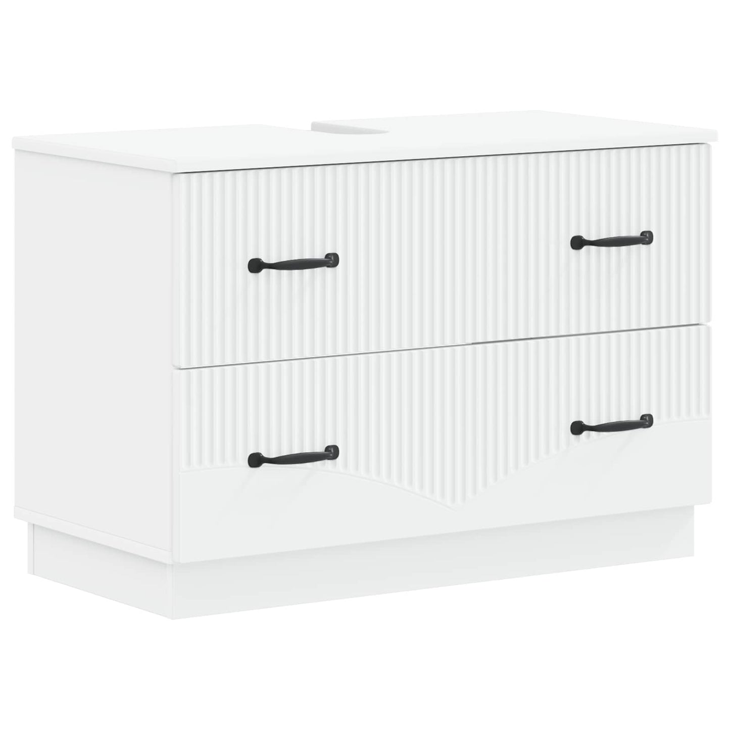 Bathroom Sink Cabinet HOORN White 82 x 41x 56 cm