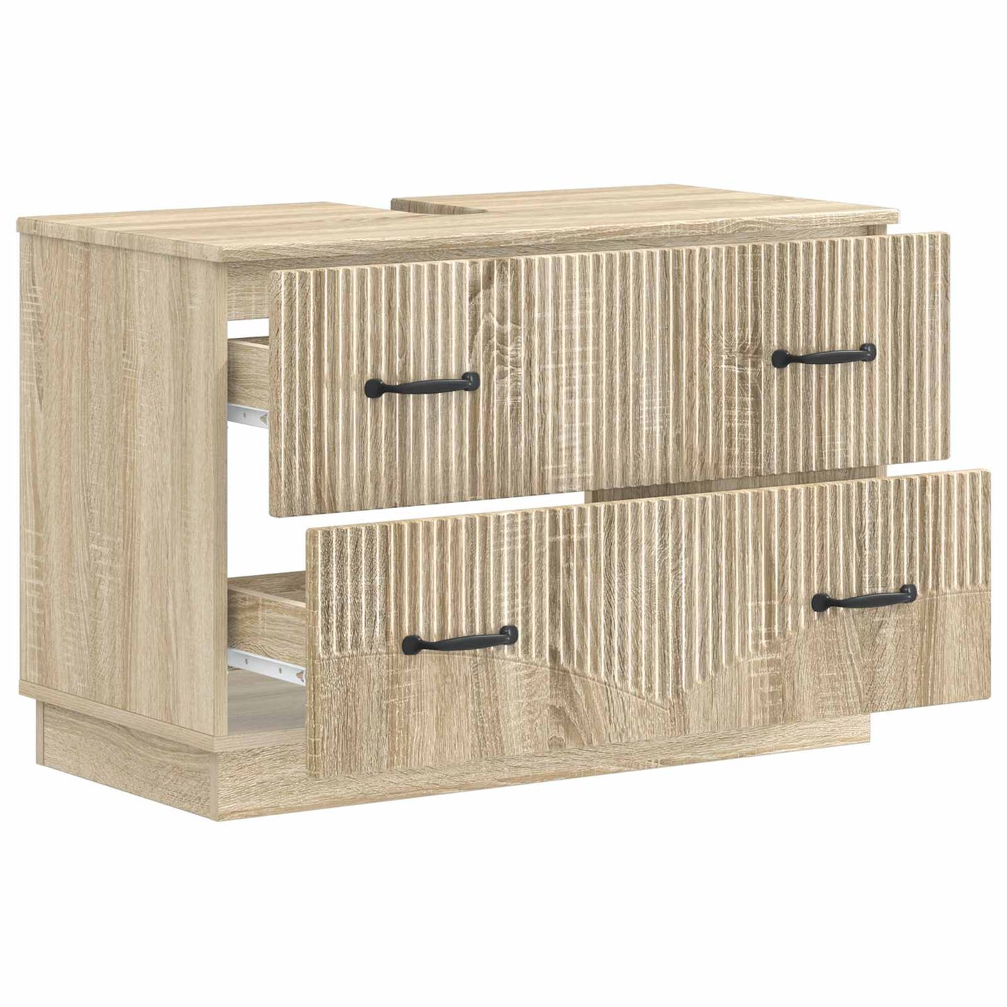 Bathroom Sink Cabinet HOORN Sonoma Oak 82 x 41x 56 cm