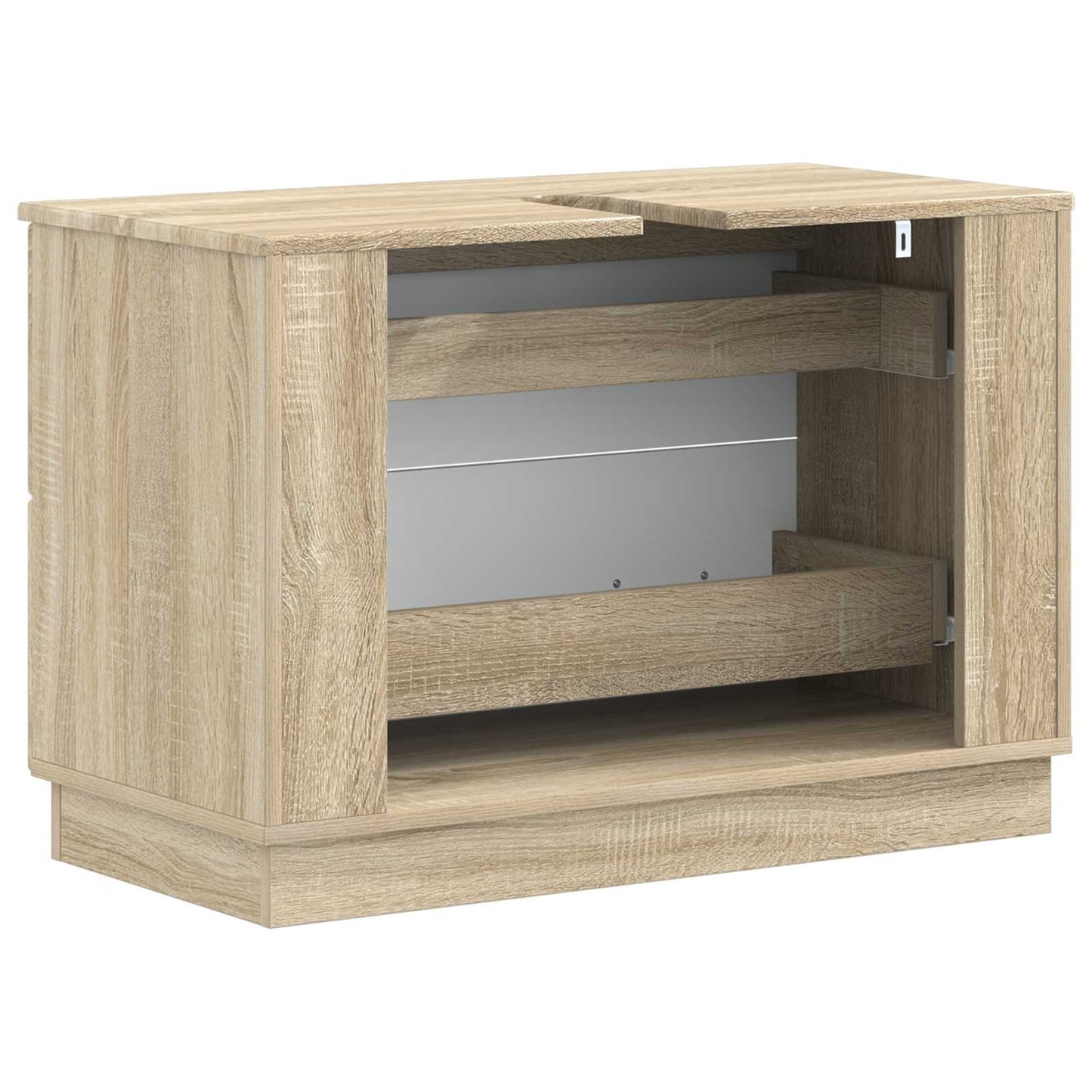 Bathroom Sink Cabinet HOORN Sonoma Oak 82 x 41x 56 cm