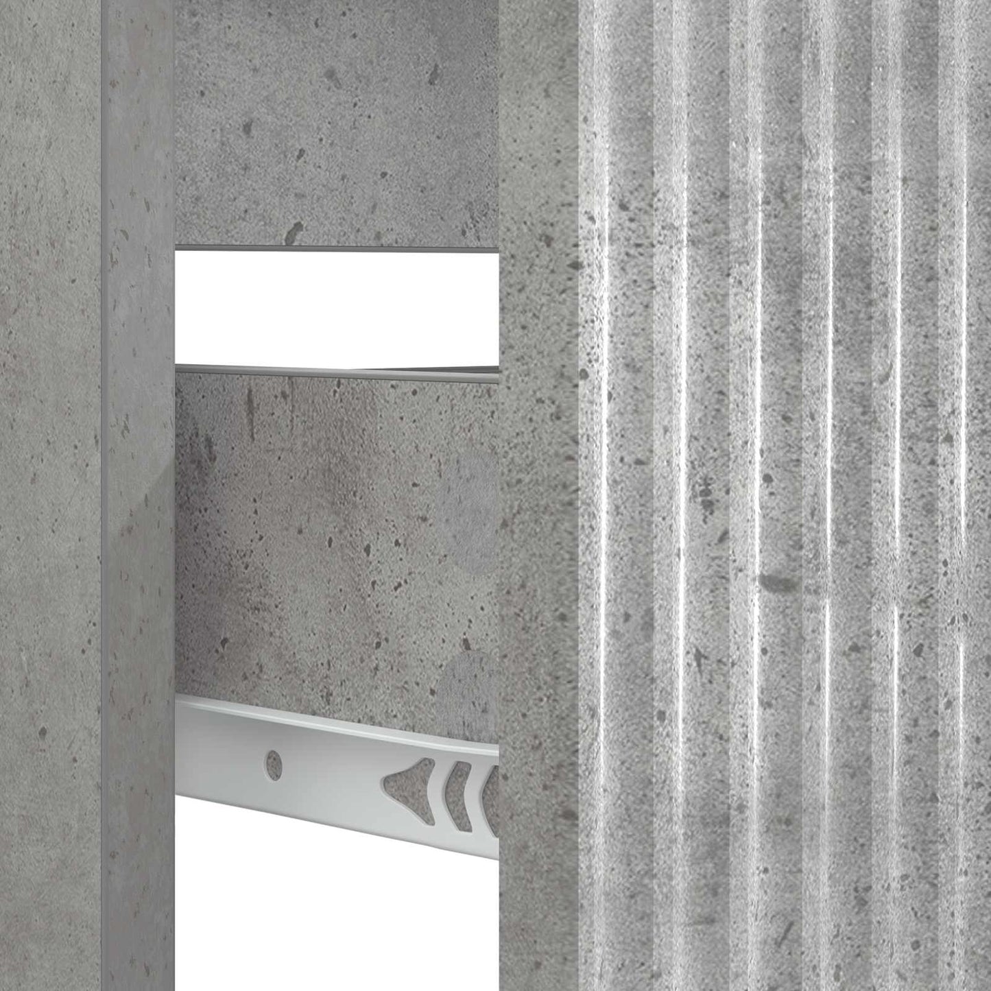 Bathroom Sink Cabinet HOORN Concrete Grey 82 x 41x 56 cm