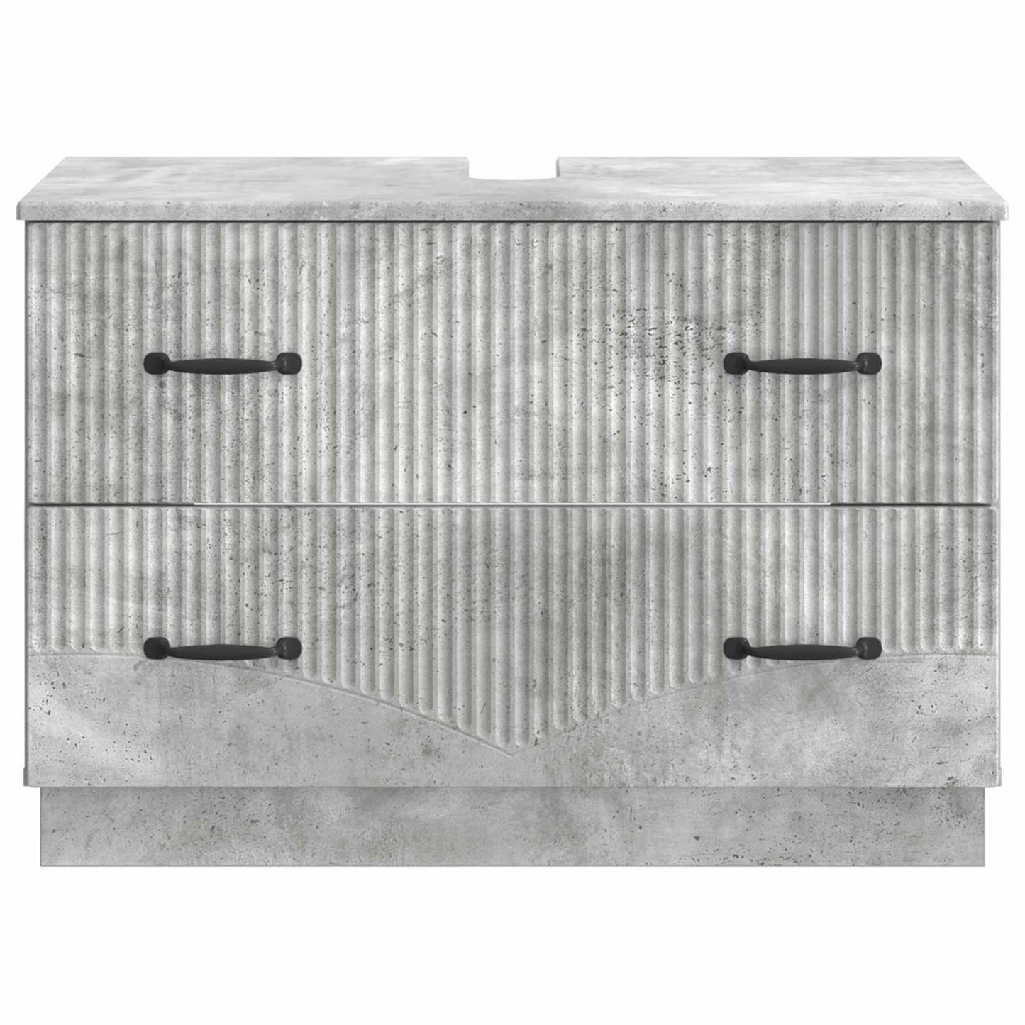 Bathroom Sink Cabinet HOORN Concrete Grey 82 x 41x 56 cm
