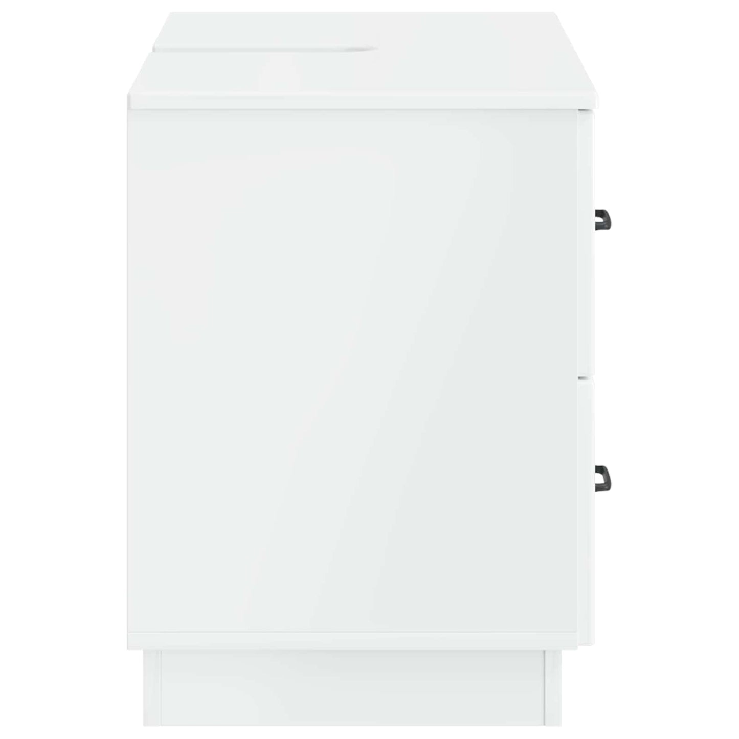 Bathroom Sink Cabinet HOORN High Gloss White 82 x 41x 56 cm