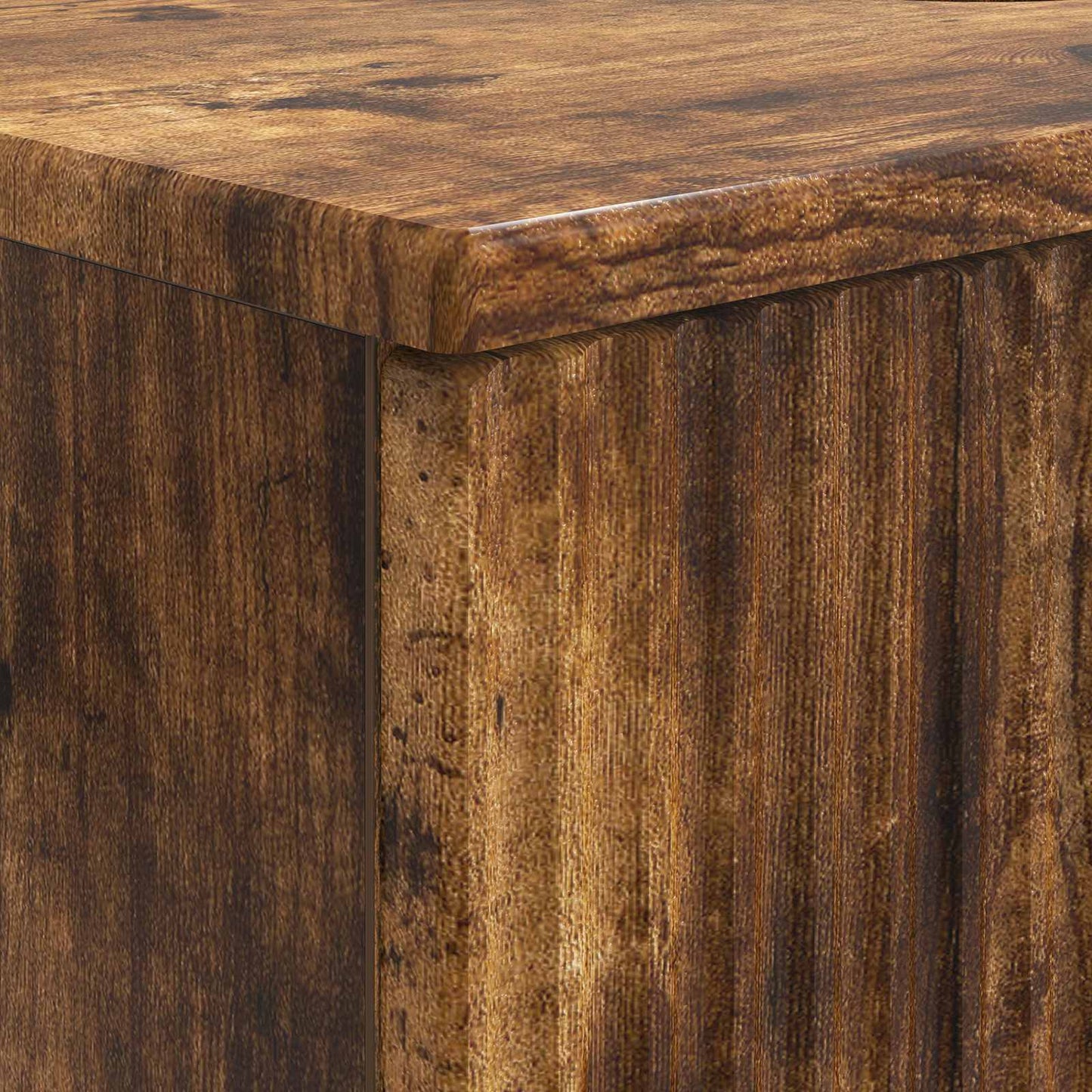 Bathroom Sink Cabinet HOORN Smoked Oak 82 x 41x 56 cm