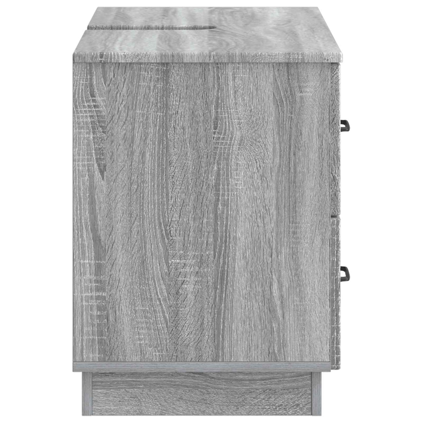 Bathroom Sink Cabinet HOORN Grey Sonoma 82 x 41x 56 cm