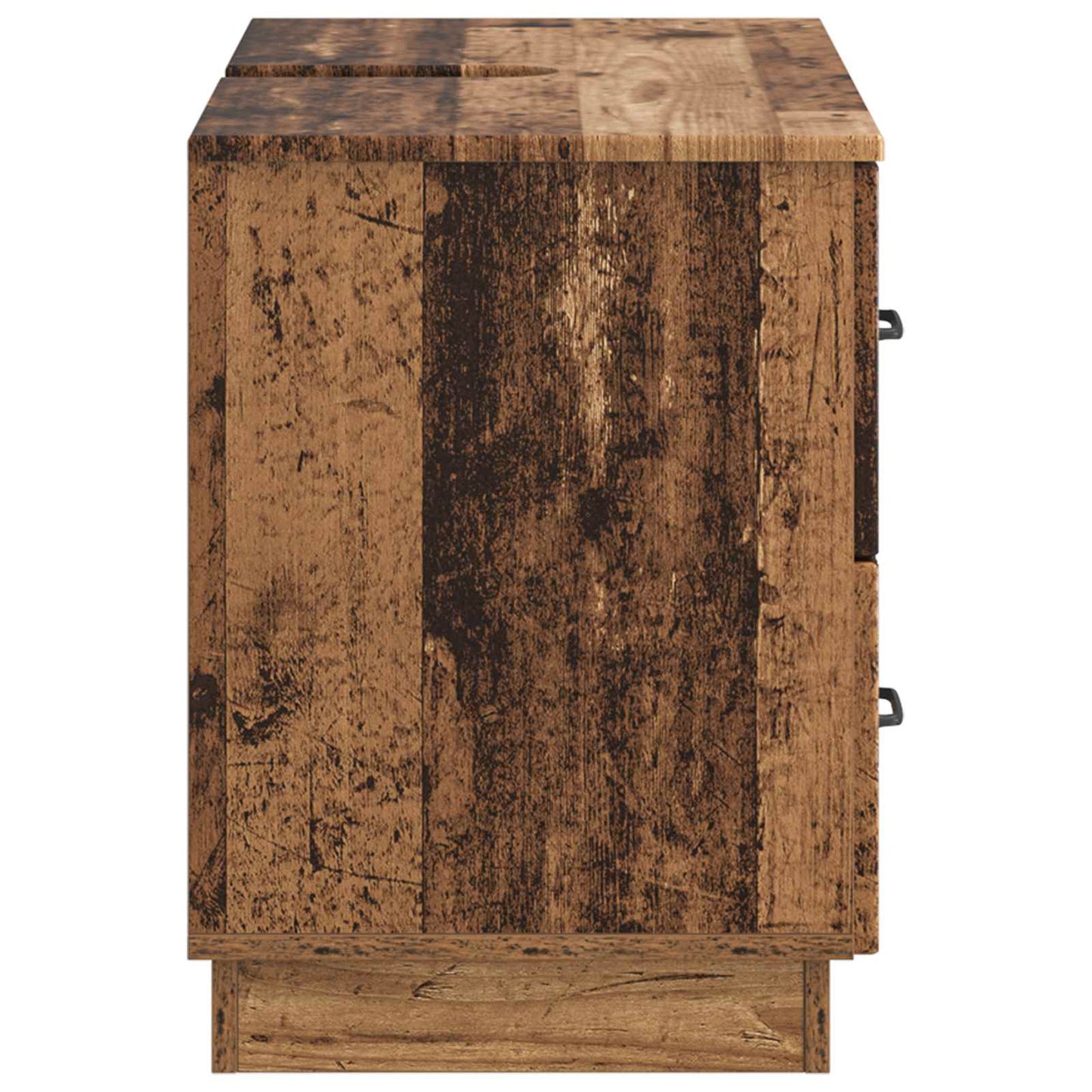 Bathroom Sink Cabinet HOORN Old Wood 82 x 41x 56 cm