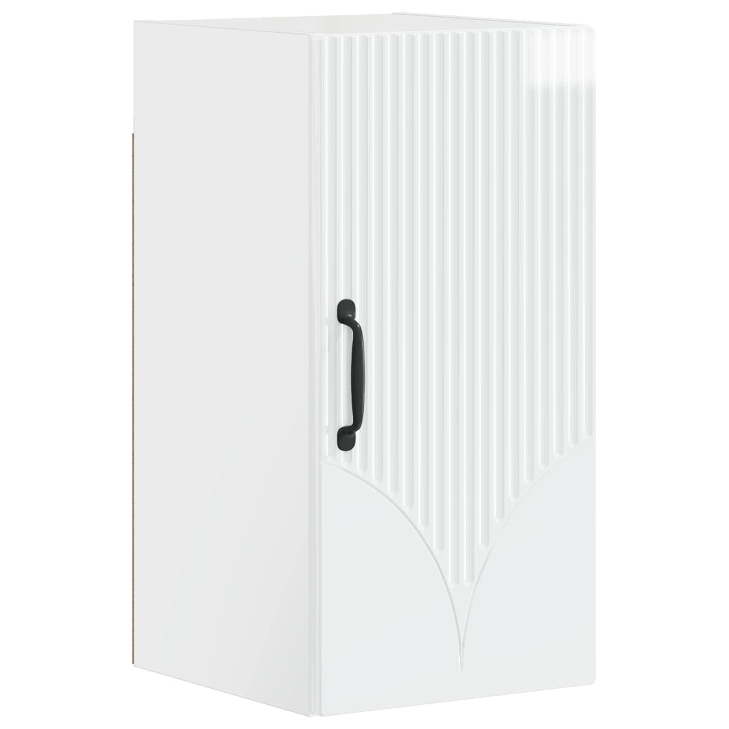 Bathroom Wall Cabinet HOORN High Gloss White 30 x 31 x 59 cm