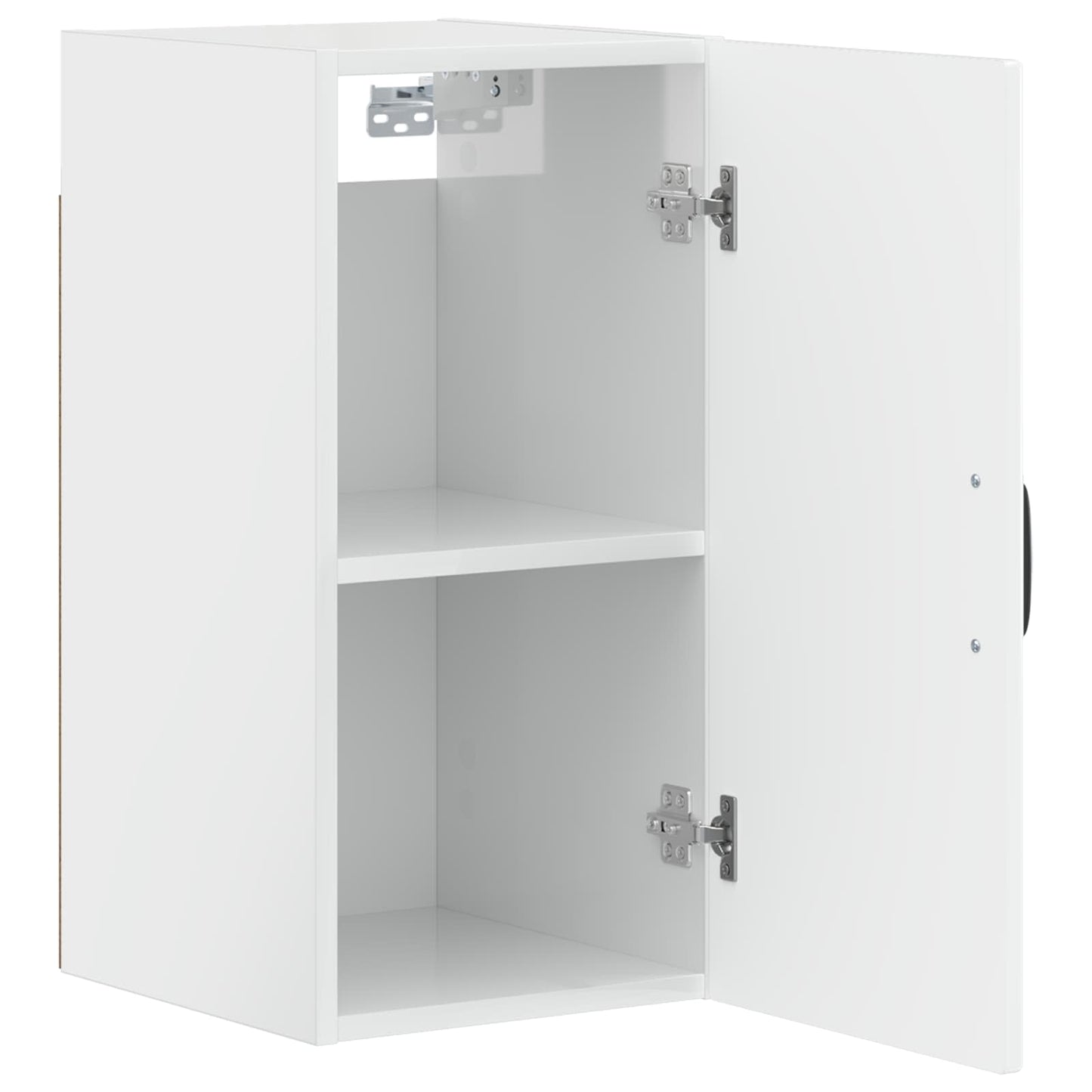 Bathroom Wall Cabinet HOORN High Gloss White 30 x 31 x 59 cm