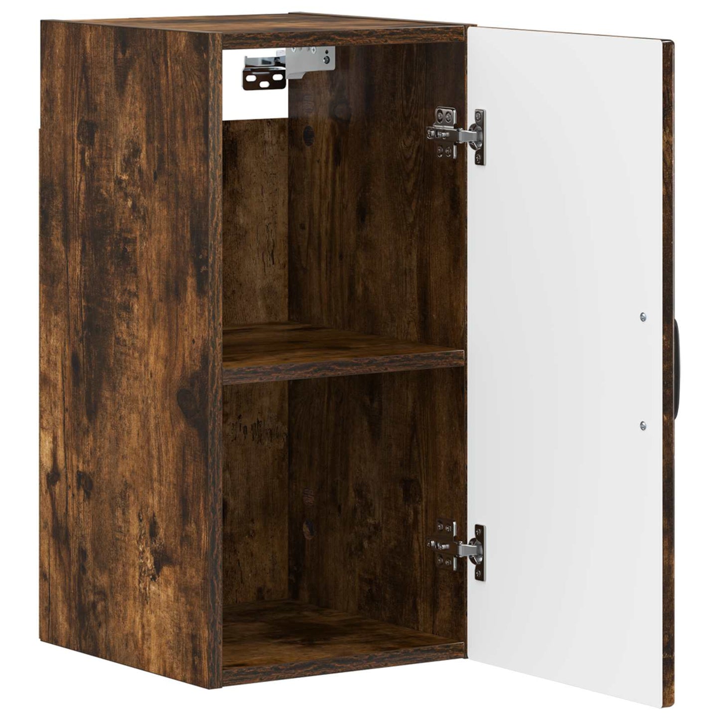 Bathroom Wall Cabinet HOORN Smoked Oak 30 x 31 x 59 cm
