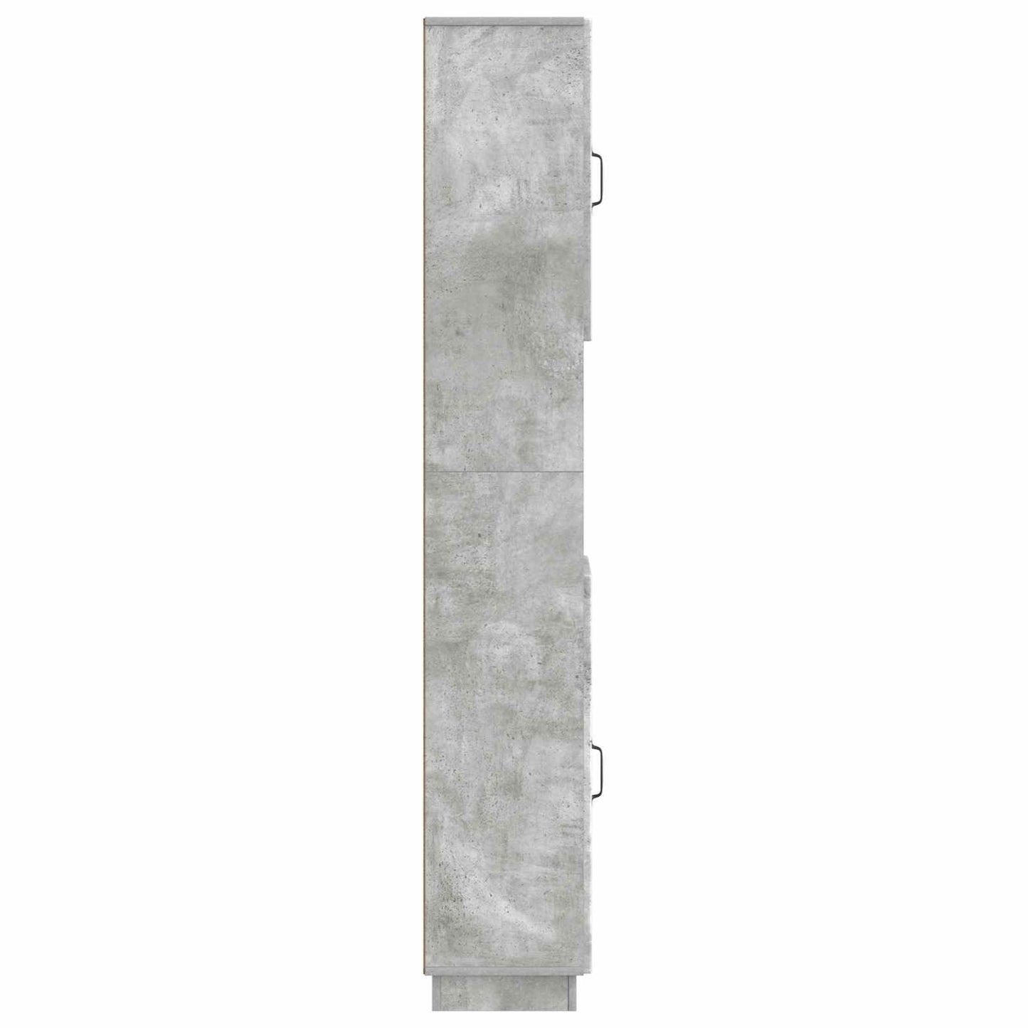Bathroom Cabinet with Open Shelf HOORN Concrete Grey