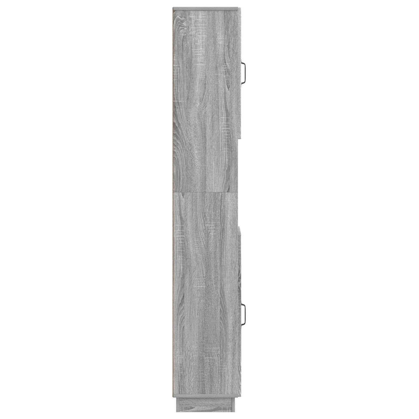 Bathroom Cabinet with Open Shelf HOORN Grey Sonoma