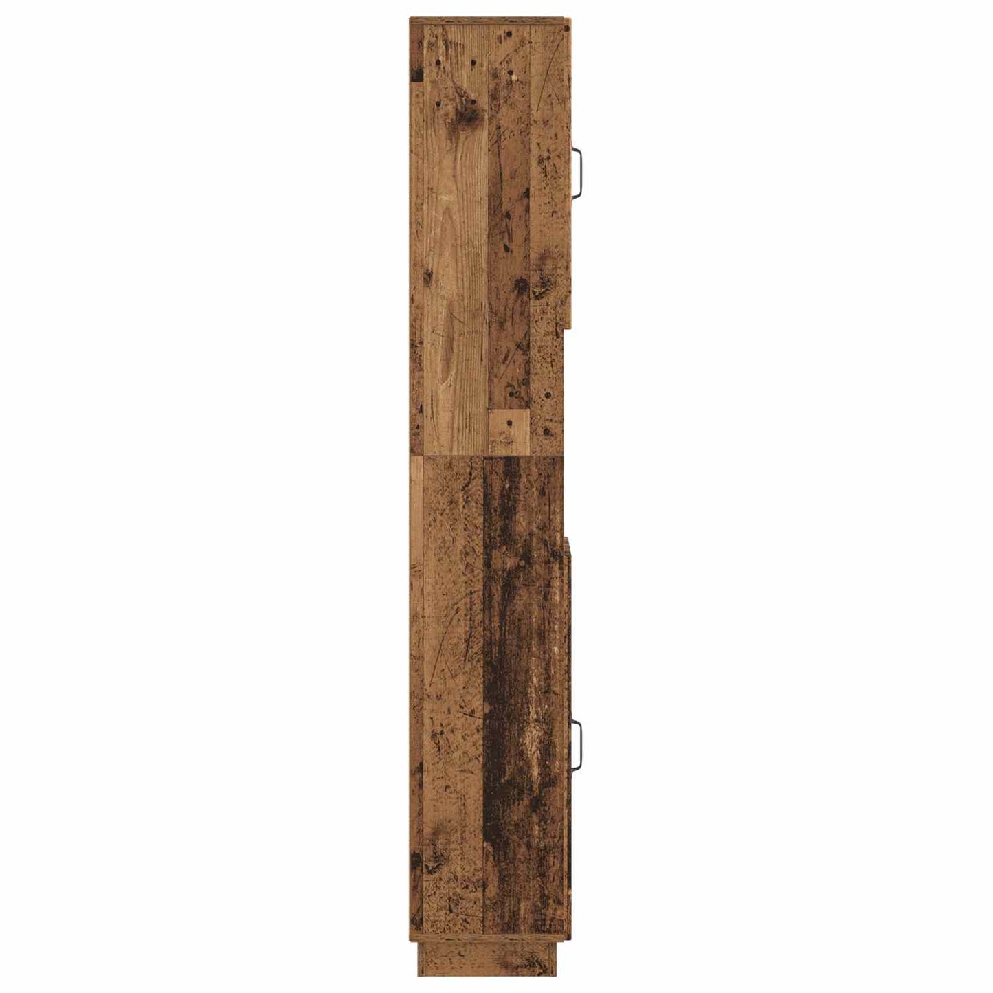 Bathroom Cabinet with Open Shelf HOORN Old Wood