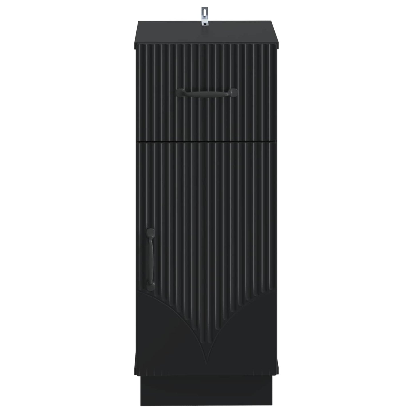 Bathroom Storage Cainet HOORN Black 30 x 31 x 77 cm