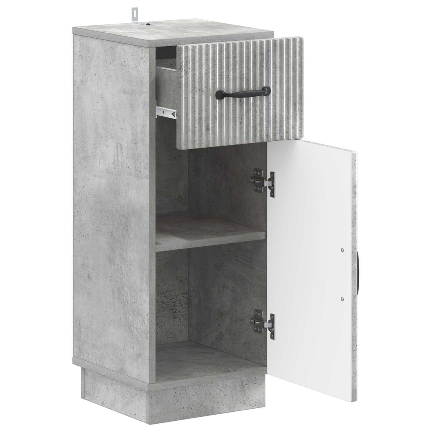 Bathroom Storage Cainet HOORN Concrete Grey 30 x 31 x 77 cm