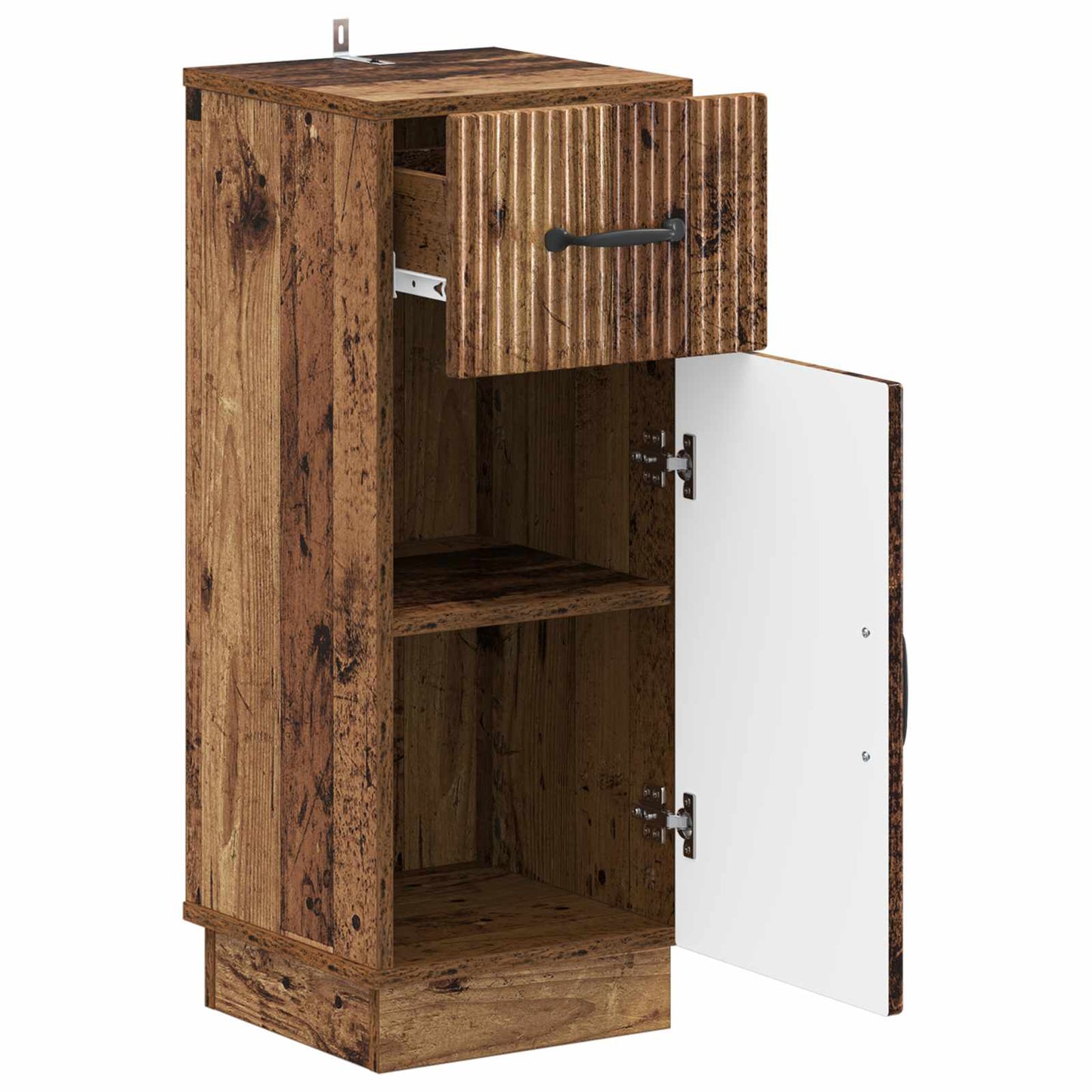 Bathroom Storage Cainet HOORN Old Wood 30 x 31 x 77 cm