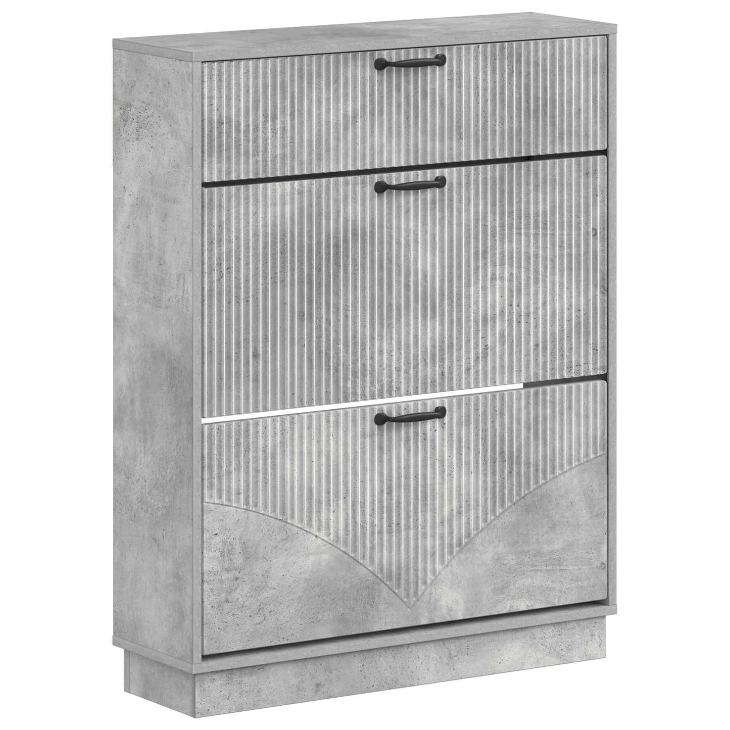 Shoe Cabinet HOORN 78 x 24 x 100 cm Engineered Wood
