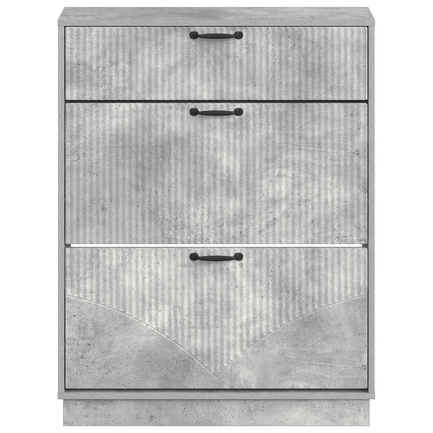 Shoe Cabinet HOORN 78 x 24 x 100 cm Engineered Wood