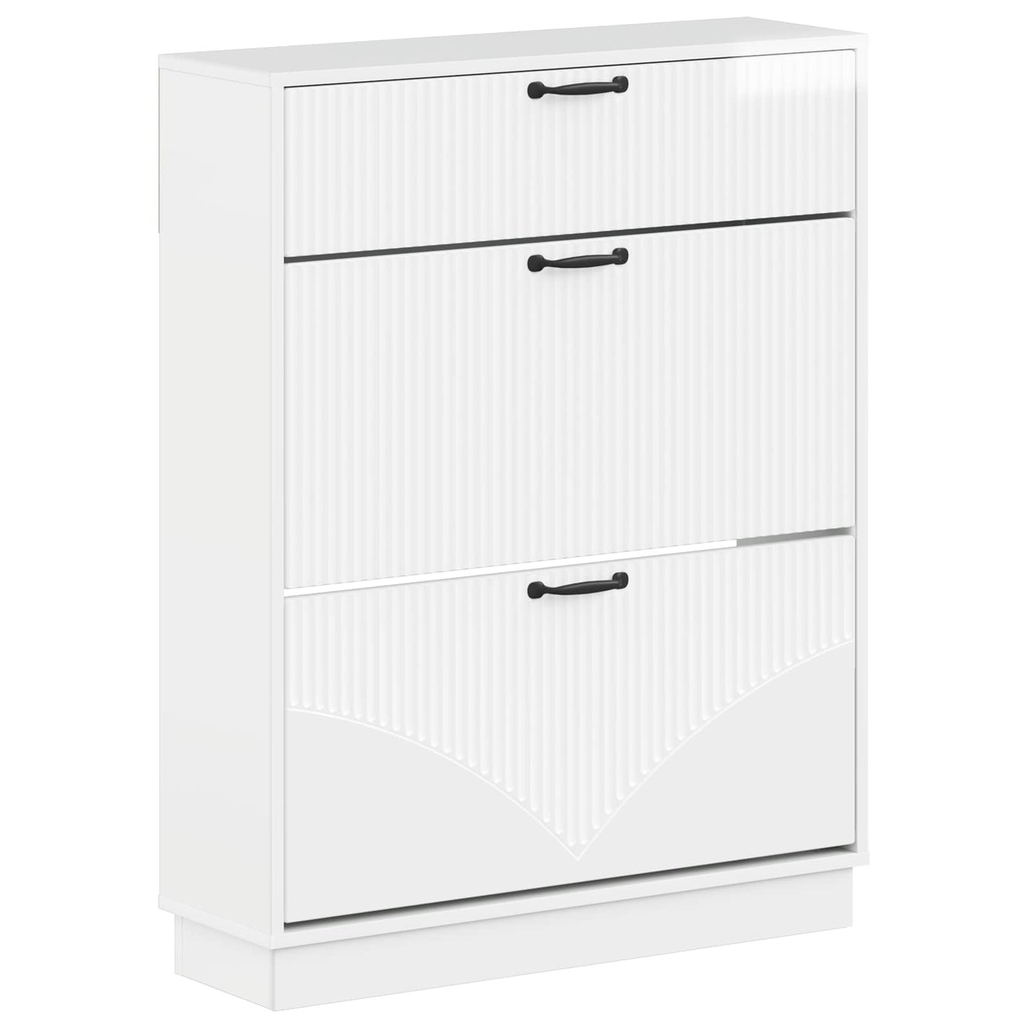 Shoe Cabinet HOORN 78 x 24 x 100 cm Engineered Wood