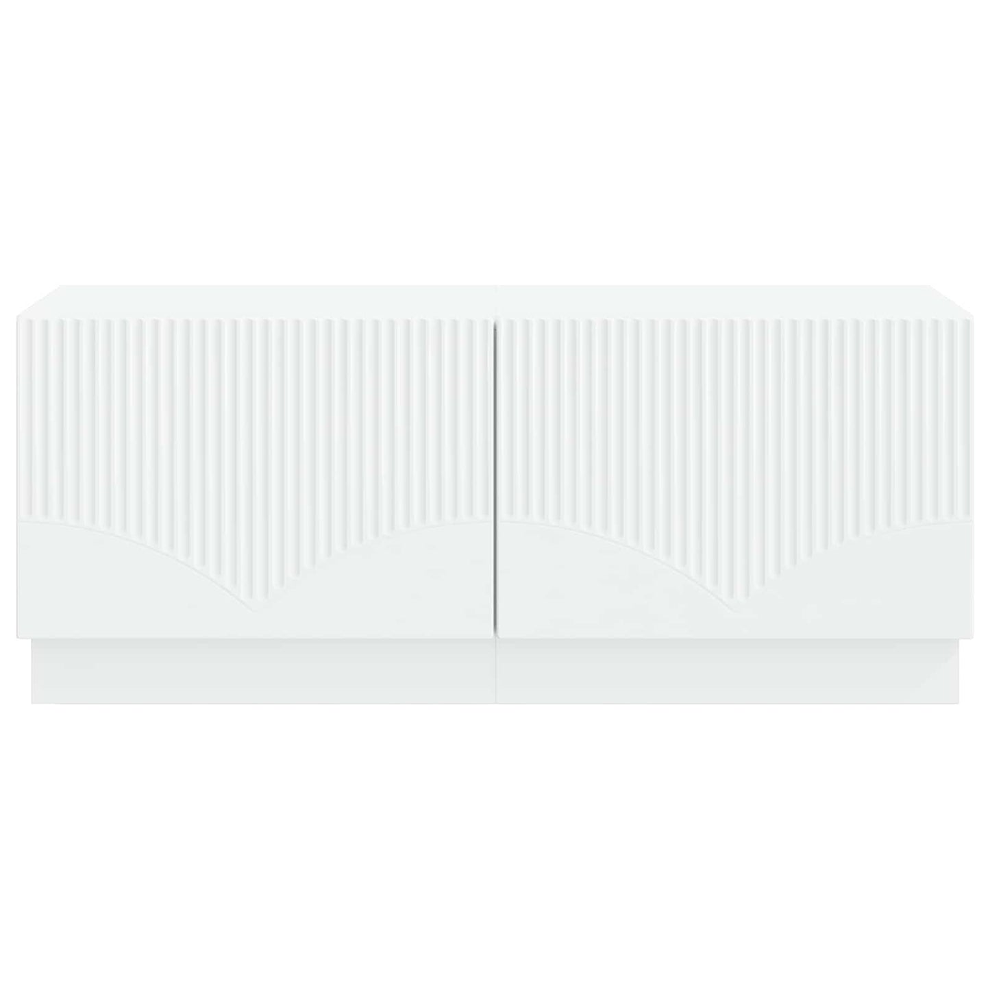 TV Cabinet White Engineered Wood