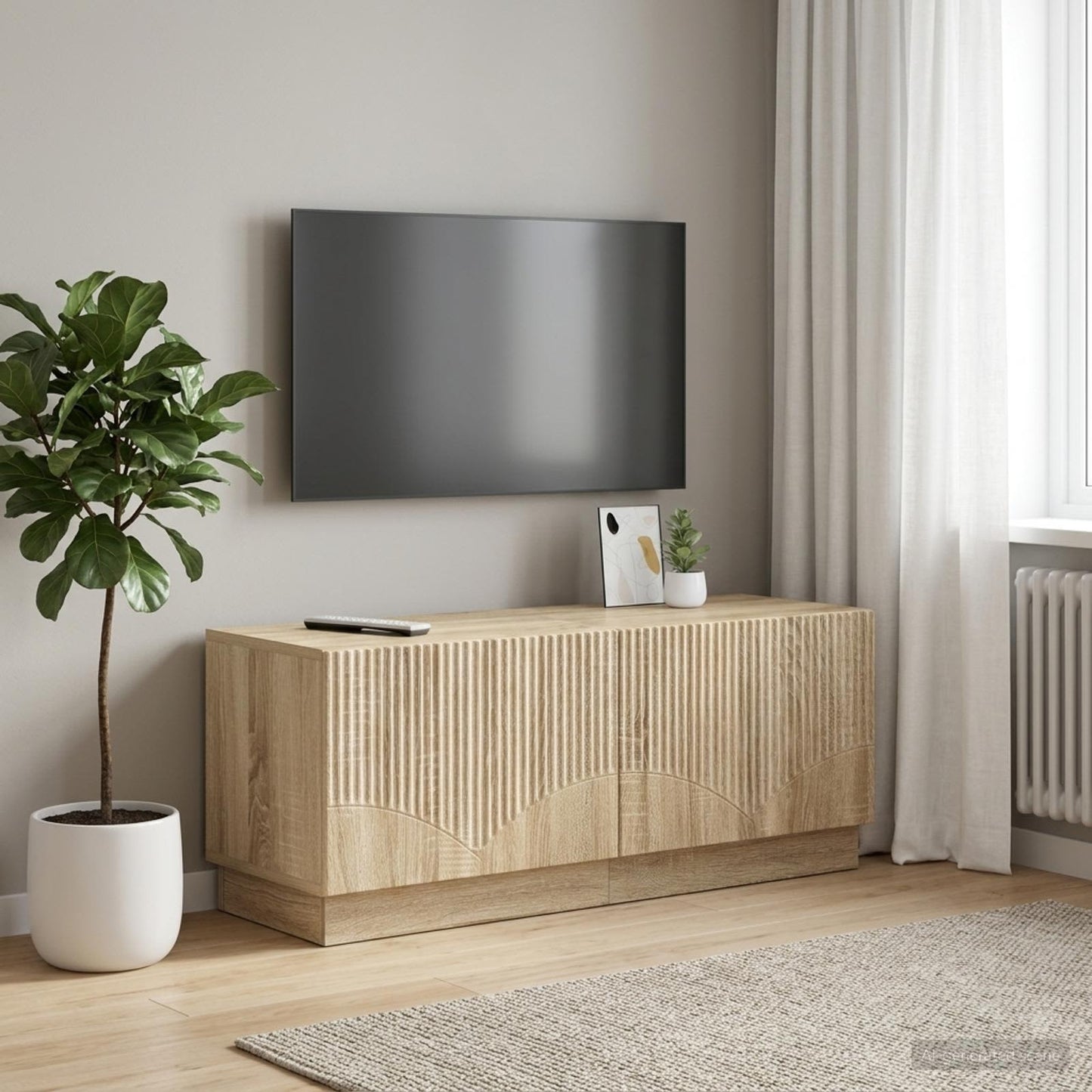 TV Cabinet Sonoma Oak Engineered Wood