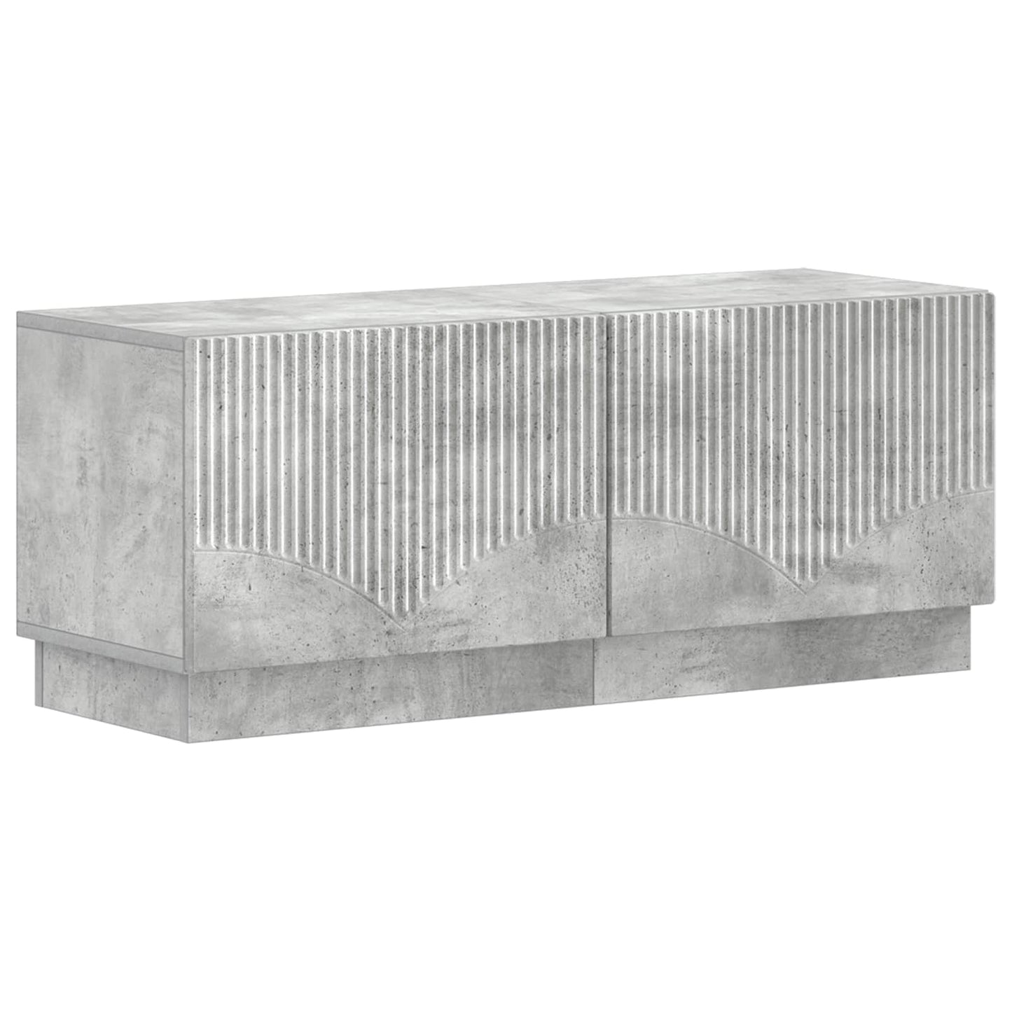 TV Cabinet Concrete Grey Engineered Wood