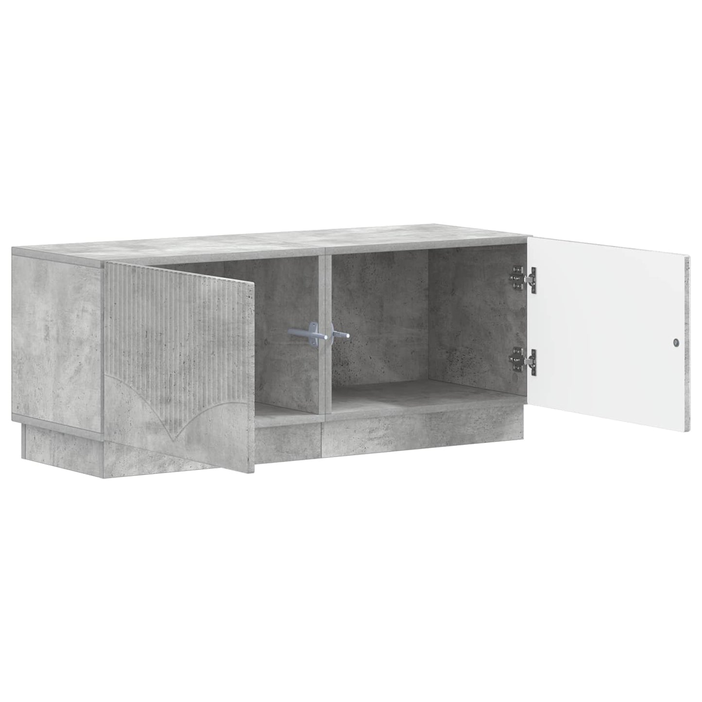 TV Cabinet Concrete Grey Engineered Wood