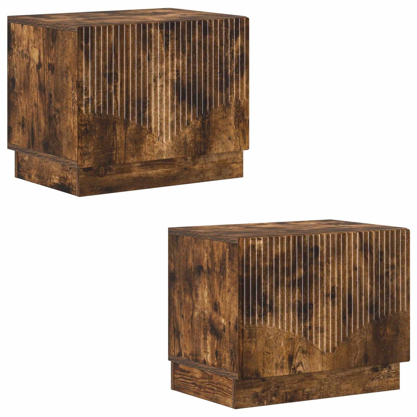 TV Cabinet Smoked Oak Engineered Wood