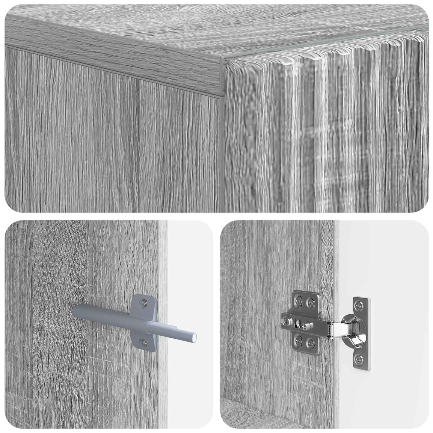 TV Cabinet Grey Sonoma Engineered Wood