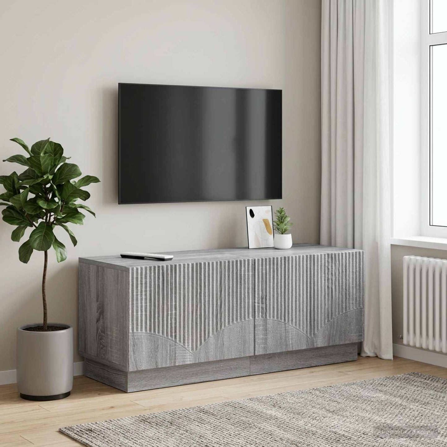 TV Cabinet Grey Sonoma Engineered Wood