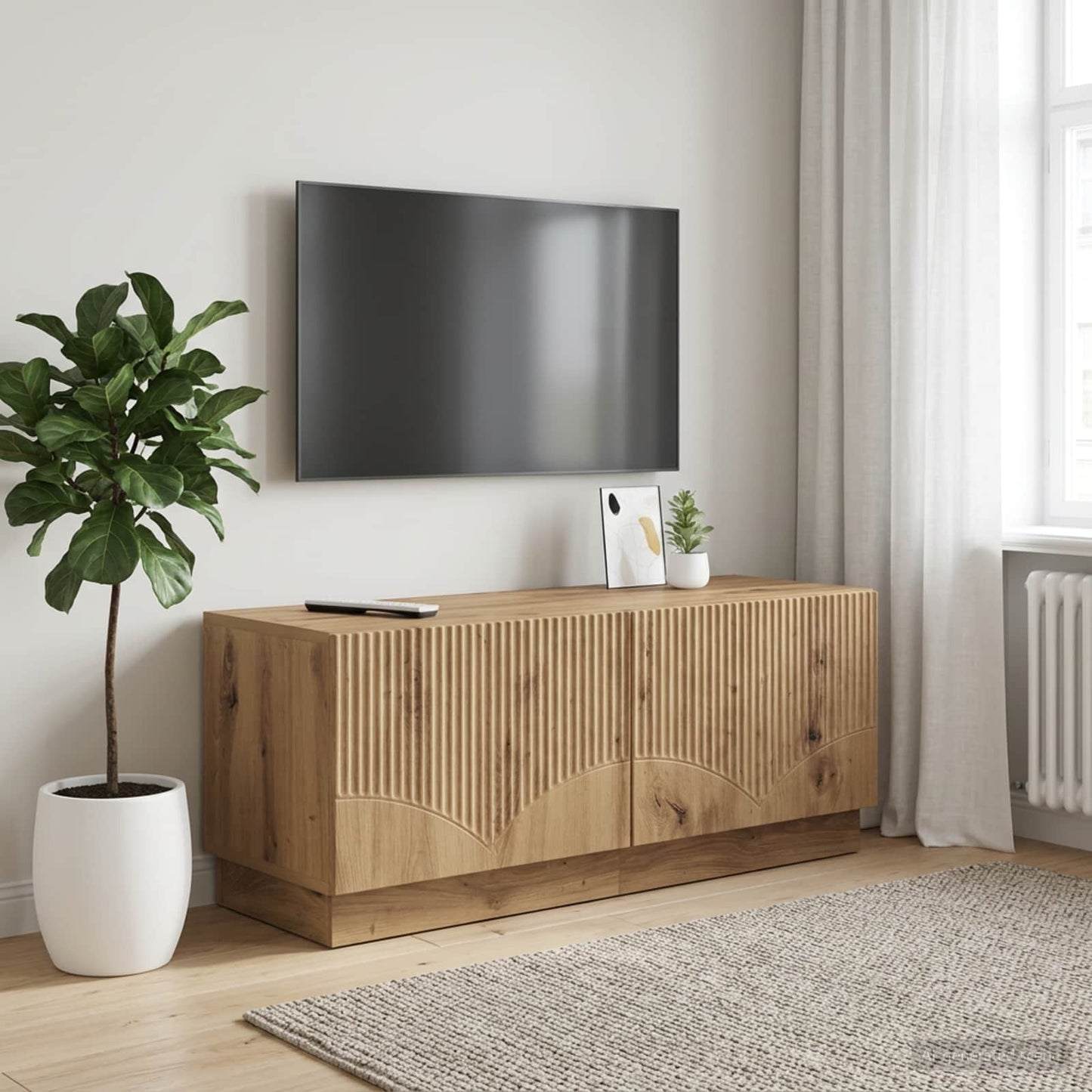 TV Cabinet Artisan Oak Engineered Wood