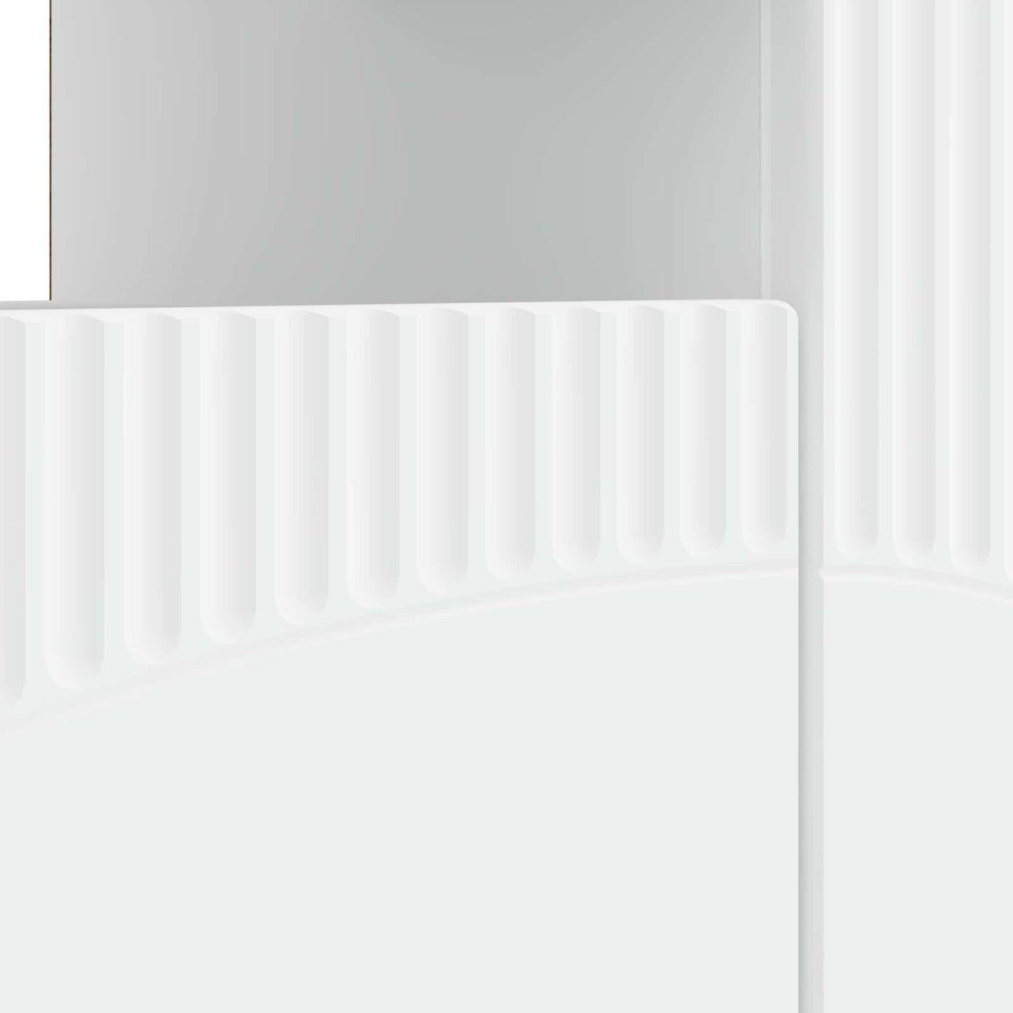 LED TV Cabinet White Engineered Wood