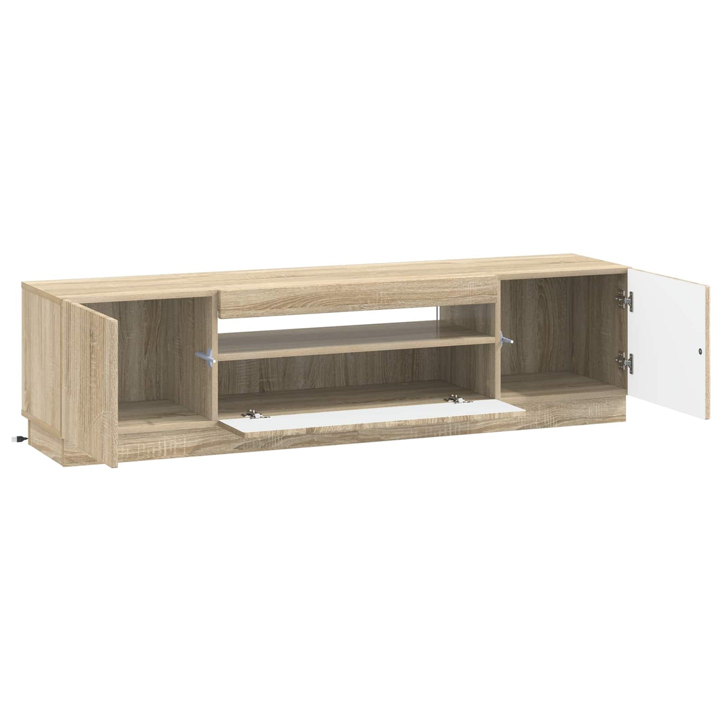 LED TV Cabinet Sonoma Oak Engineered Wood