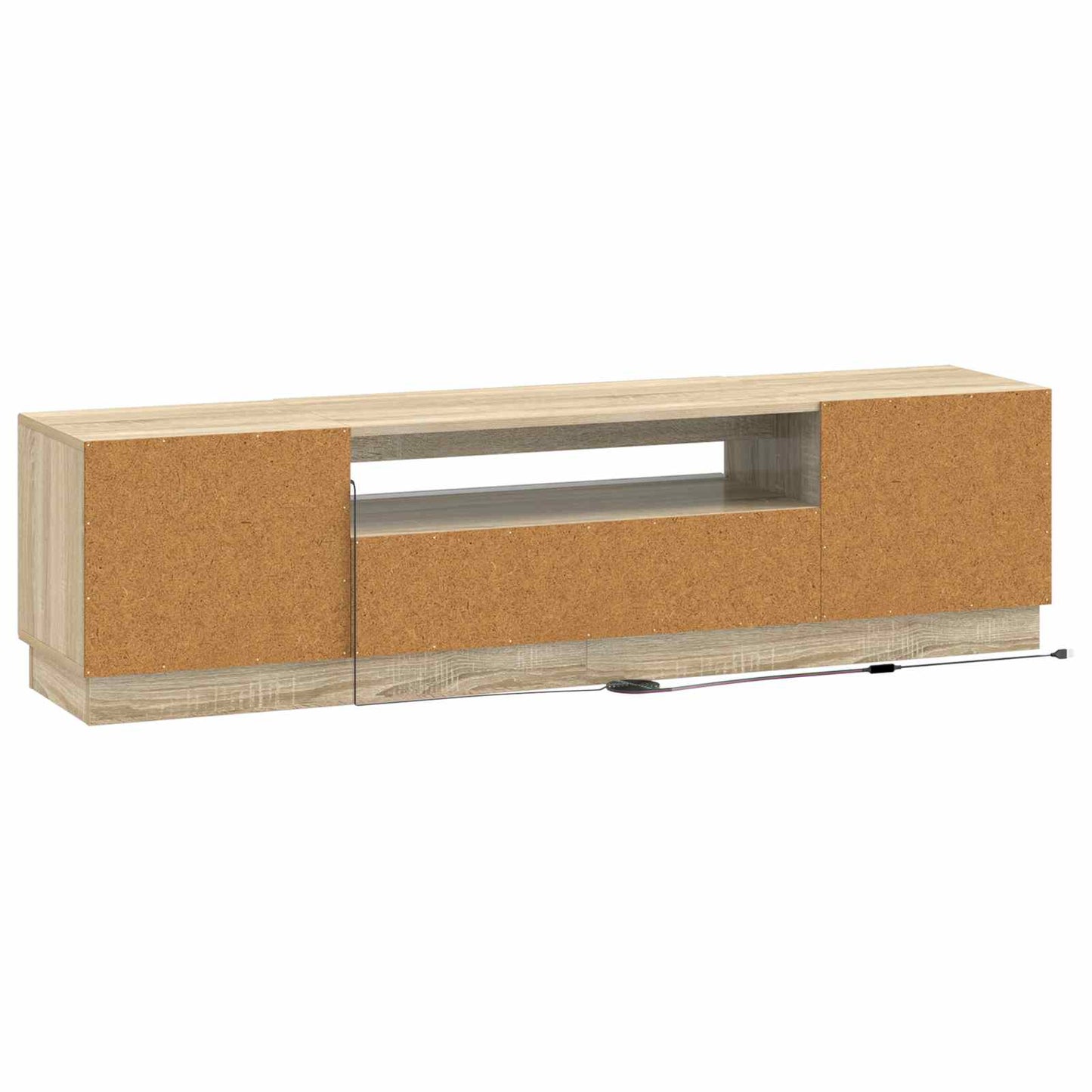LED TV Cabinet Sonoma Oak Engineered Wood