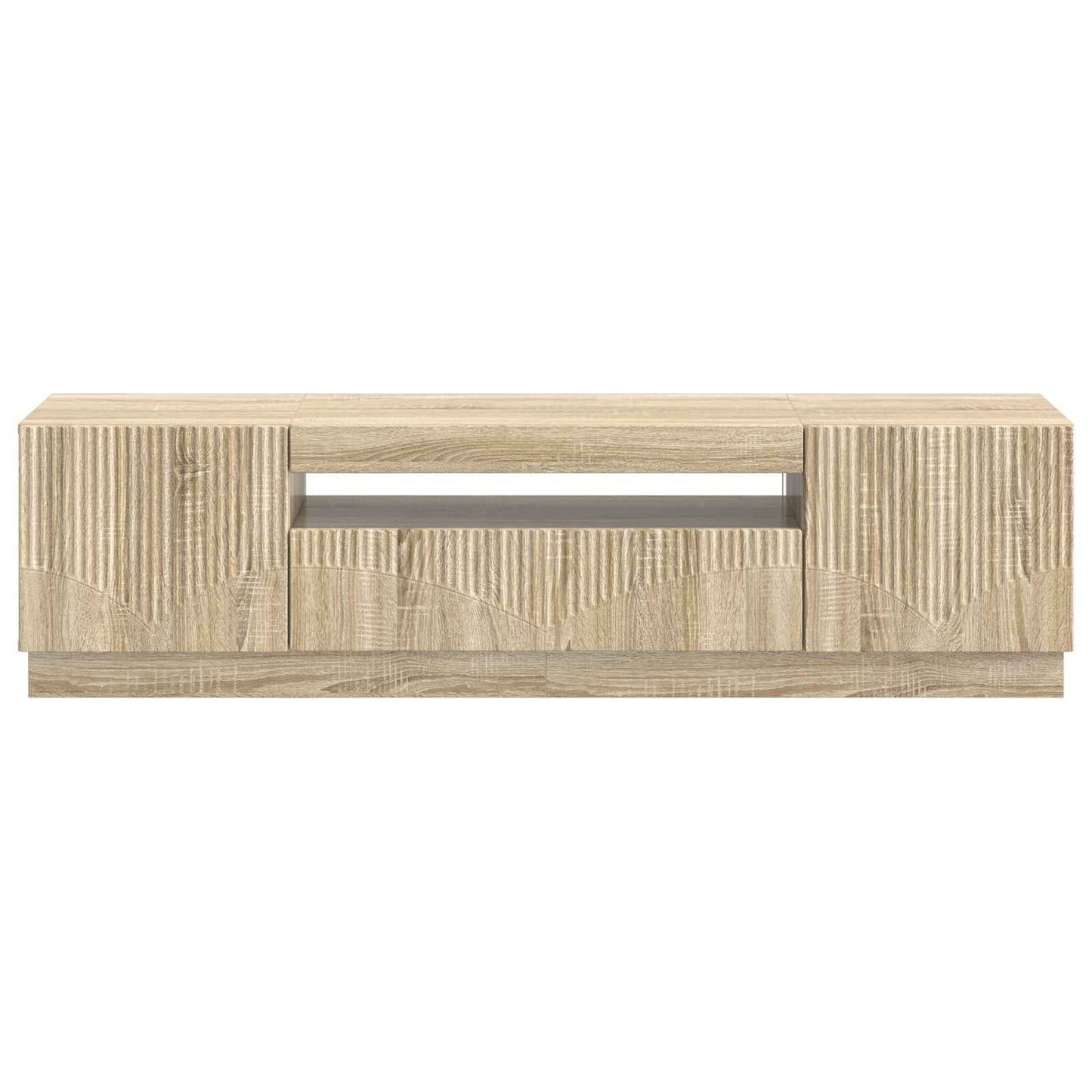 LED TV Cabinet Sonoma Oak Engineered Wood
