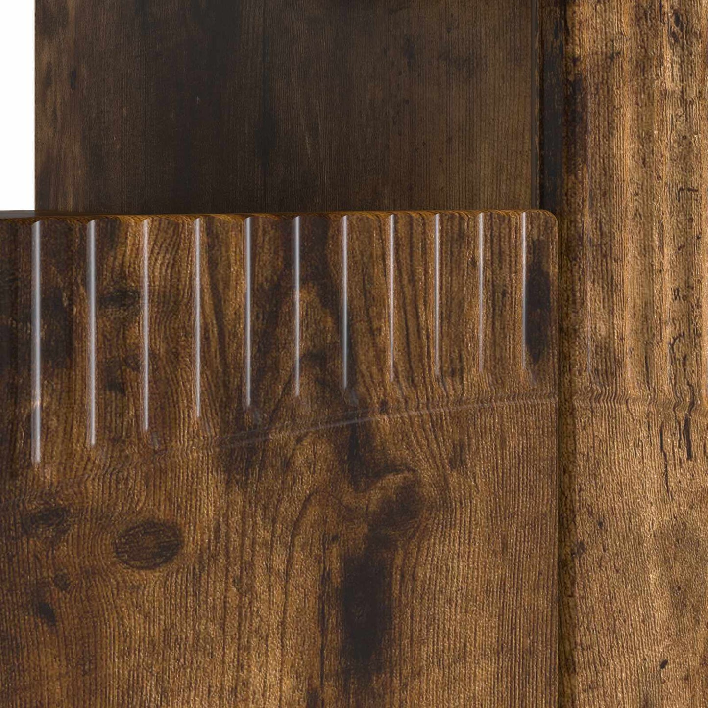LED TV Cabinet Smoked Oak Engineered Wood