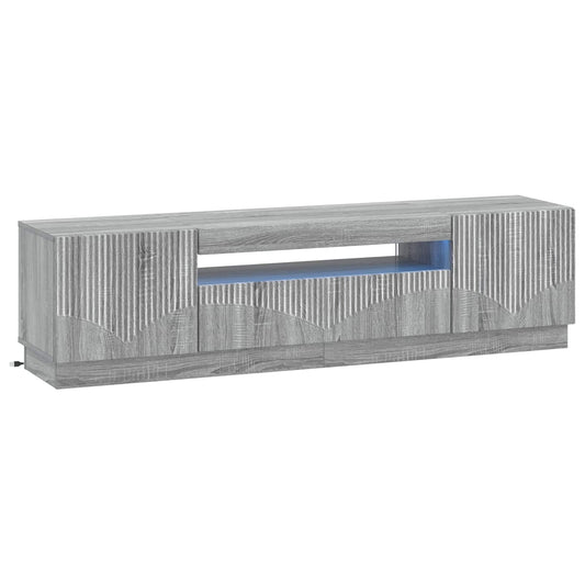 LED TV Cabinet Grey Sonoma Engineered Wood