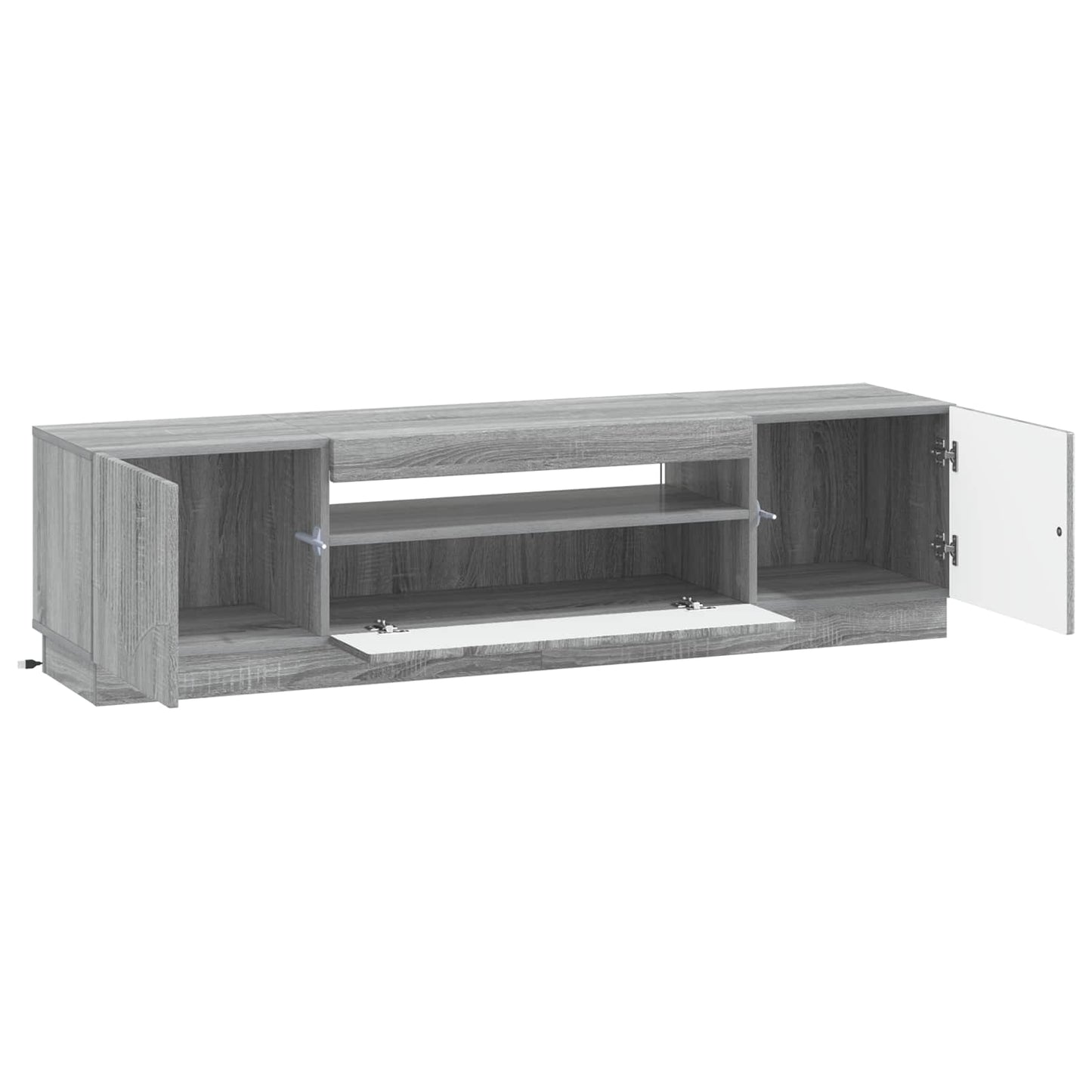 LED TV Cabinet Grey Sonoma Engineered Wood