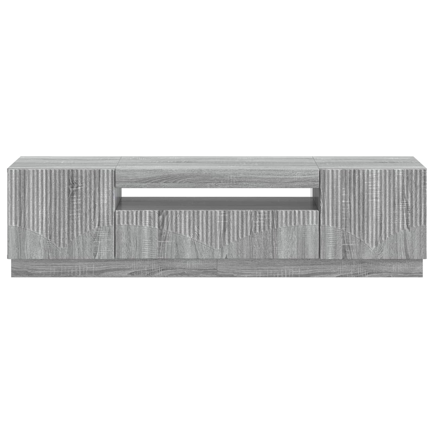 LED TV Cabinet Grey Sonoma Engineered Wood