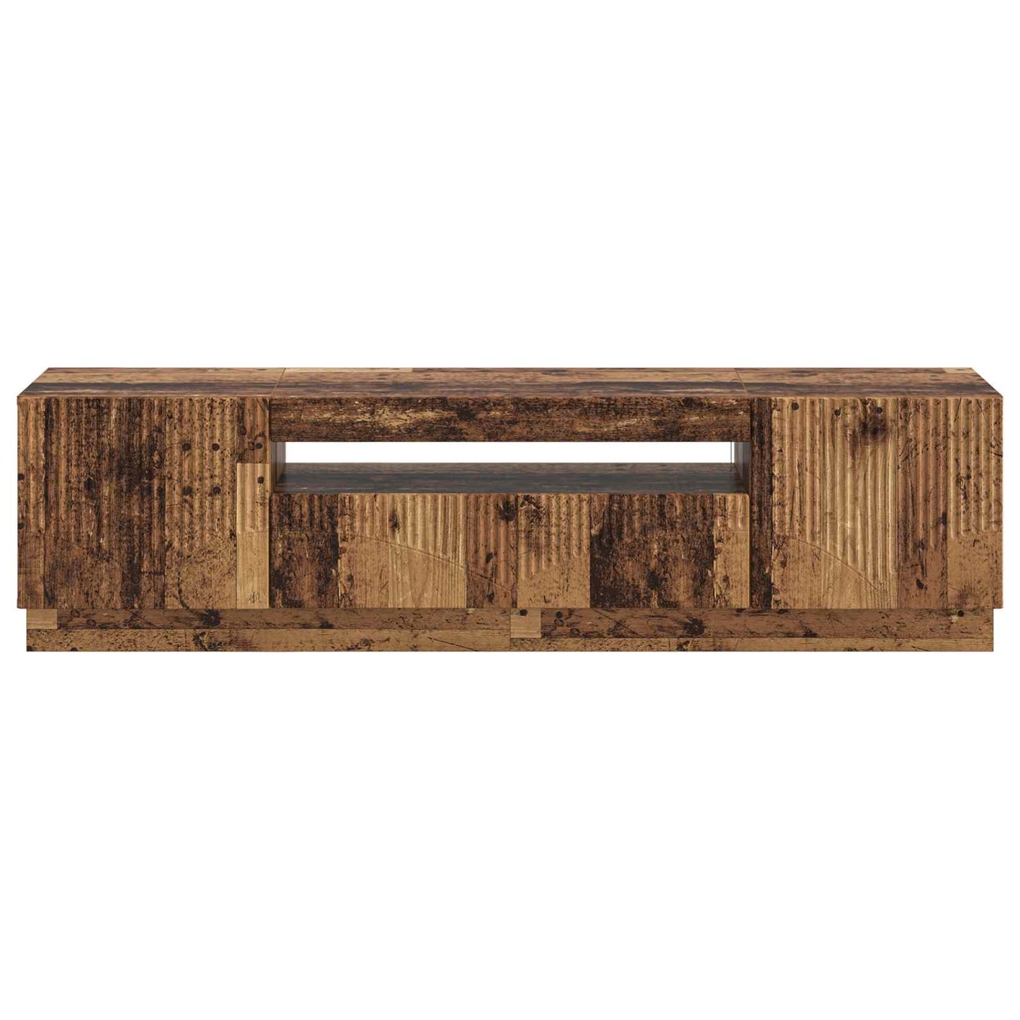 LED TV Cabinet Old Wood Engineered Wood