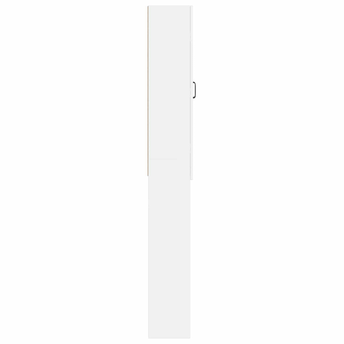 Toilet Cabinet HOORN White 66 x 25.5 x 190 cm Engineered Wood