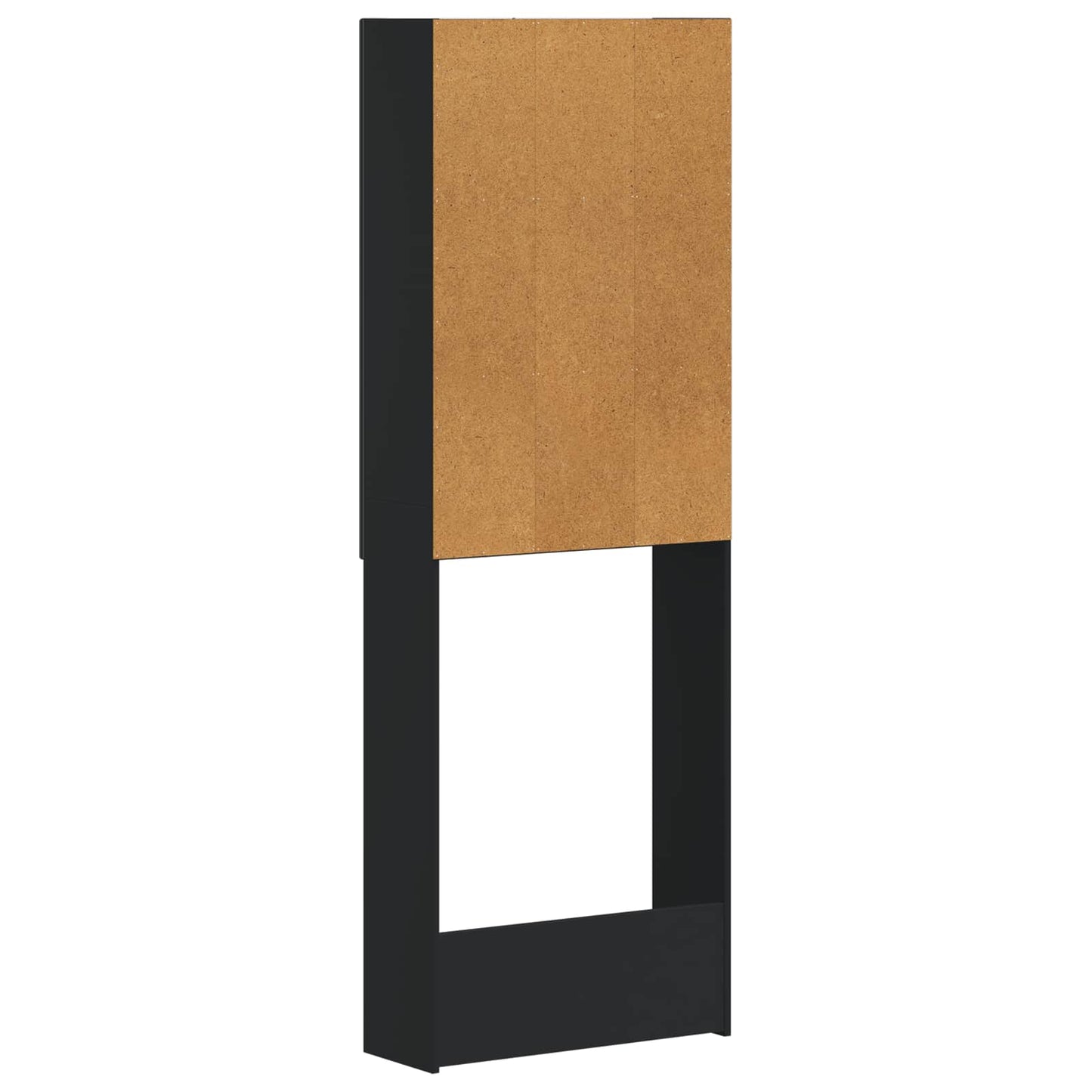 Toilet Cabinet HOORN Black 66 x 25.5 x 190 cm Engineered Wood