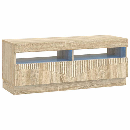LED TV Cabinet Sonoma Oak Engineered Wood