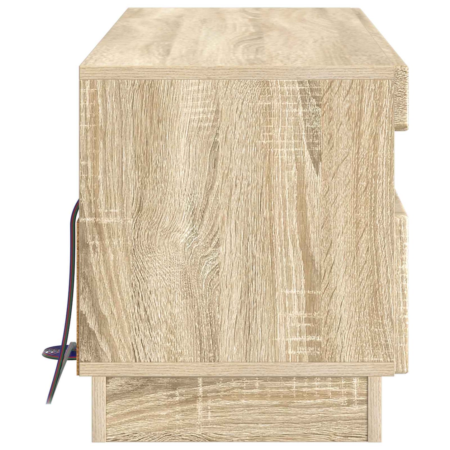 LED TV Cabinet Sonoma Oak Engineered Wood