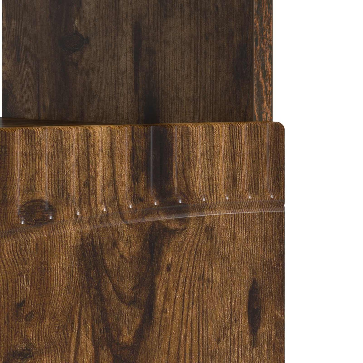 LED TV Cabinet Smoked Oak Engineered Wood