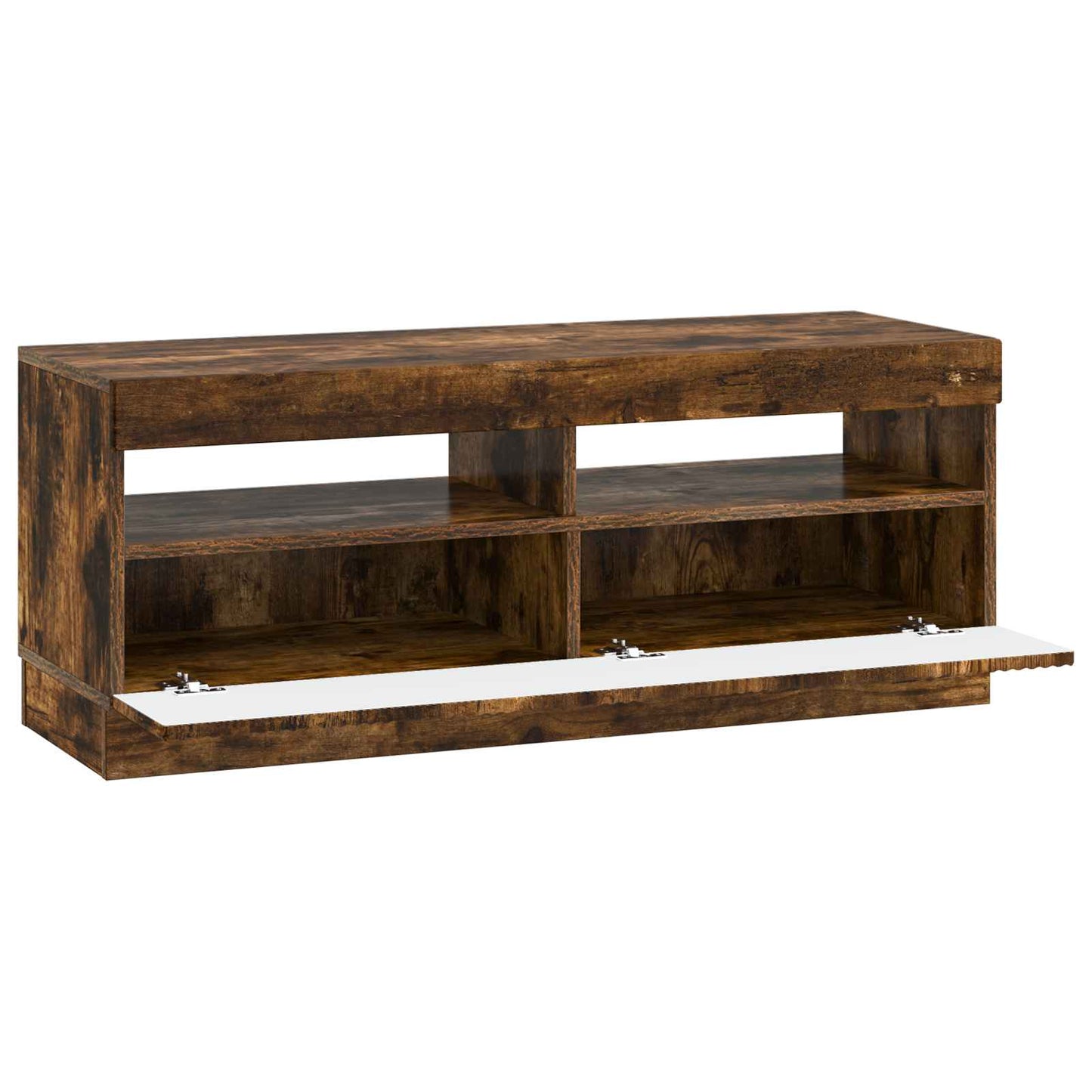 LED TV Cabinet Smoked Oak Engineered Wood