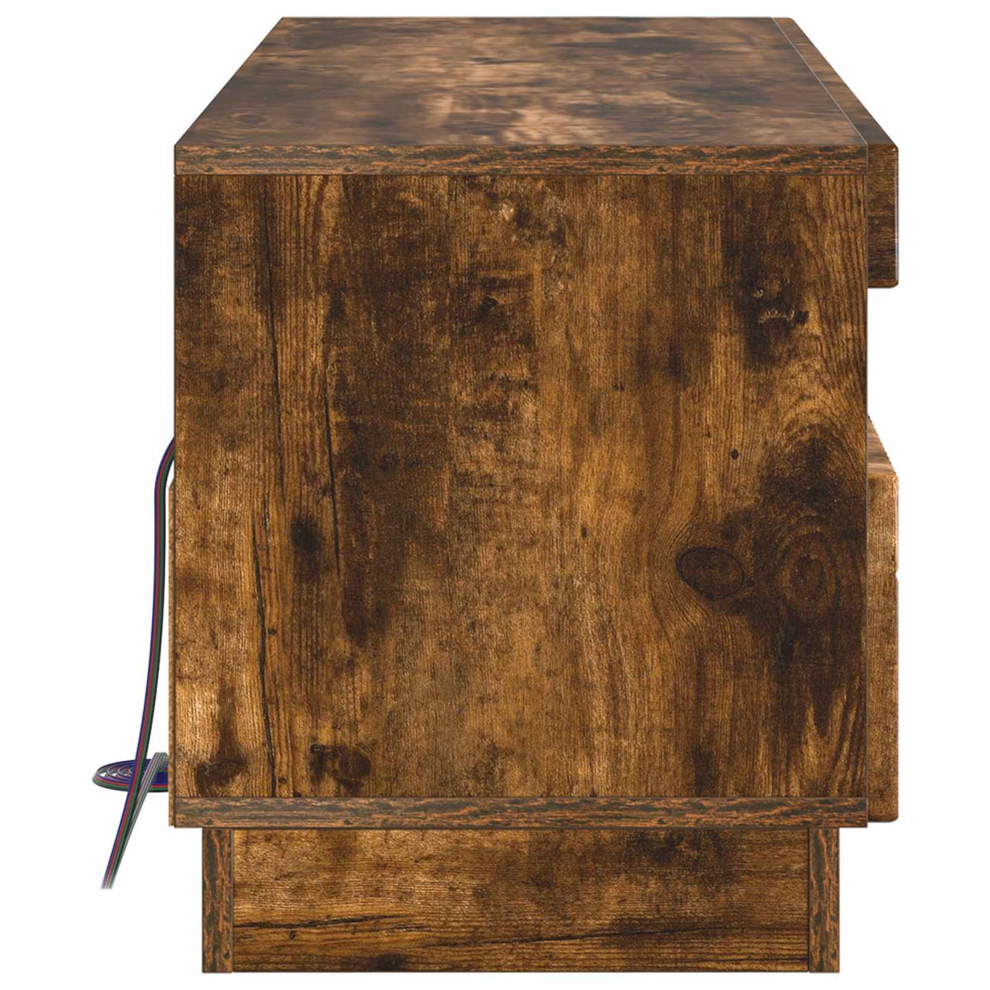 LED TV Cabinet Smoked Oak Engineered Wood