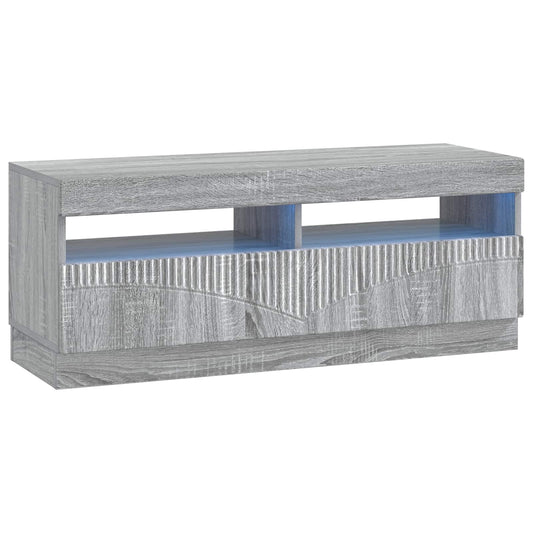 LED TV Cabinet Grey Sonoma Engineered Wood