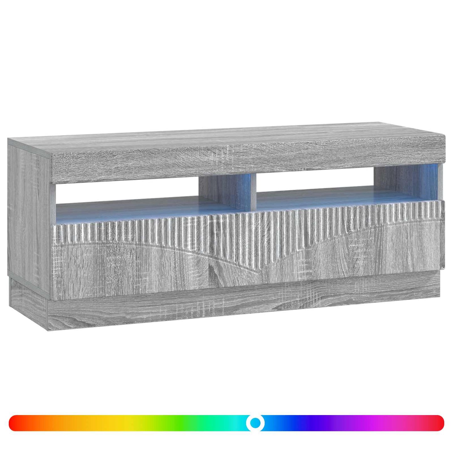 LED TV Cabinet Grey Sonoma Engineered Wood